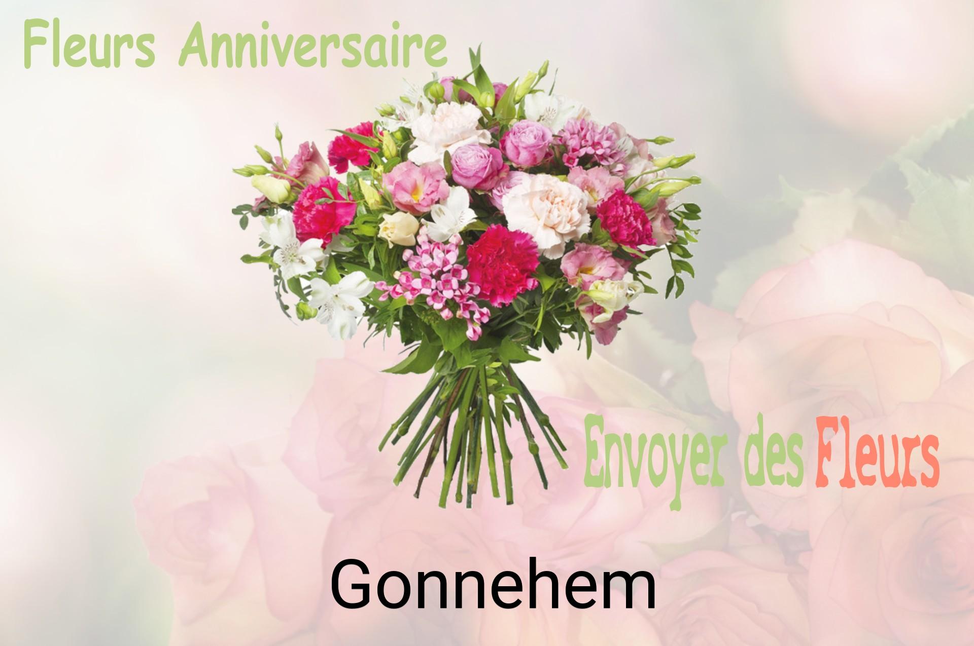 Bouquet de fleurs d’anniversaire livré à Gonnehem