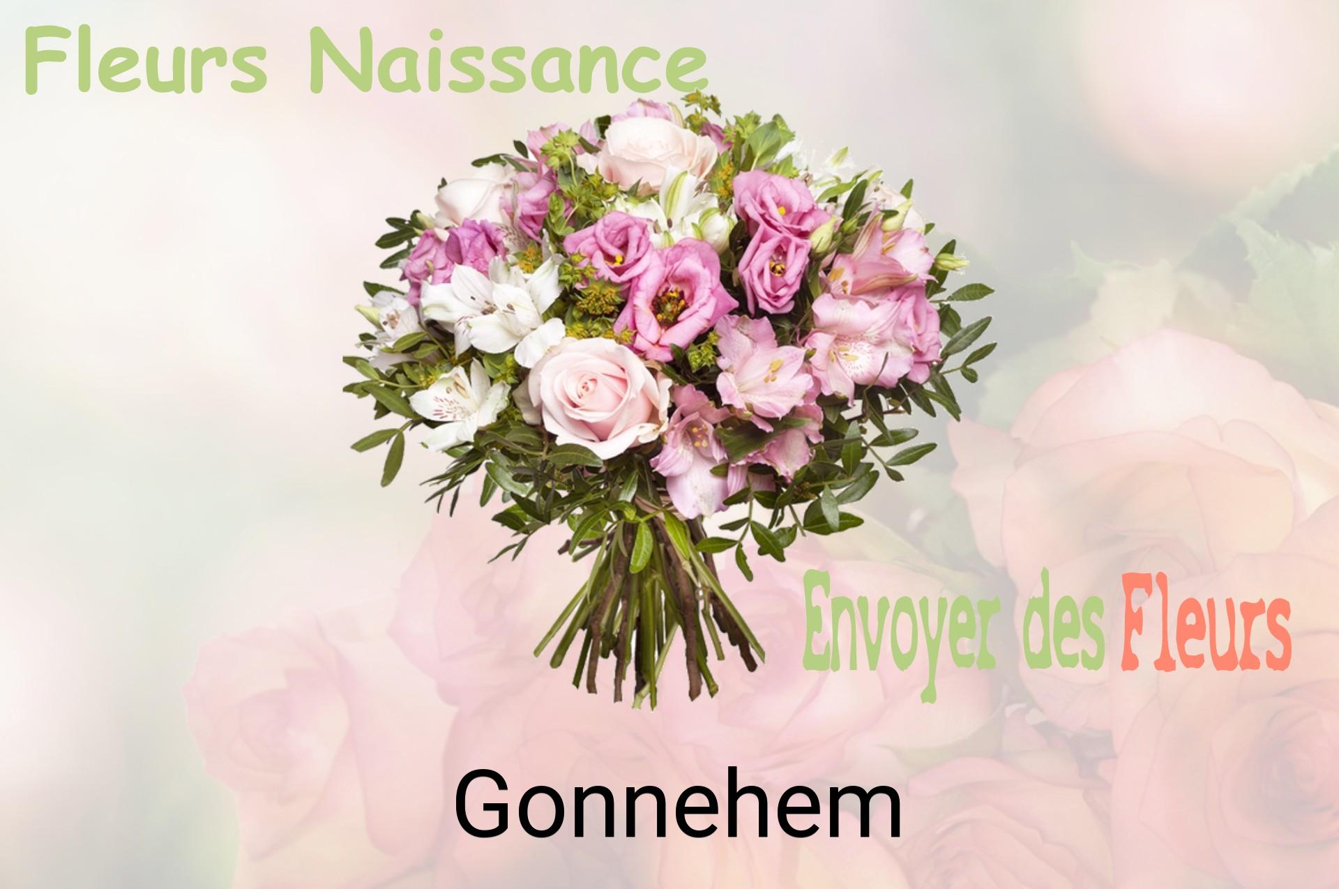 Bouquet de fleurs de naissance livré à Gonnehem